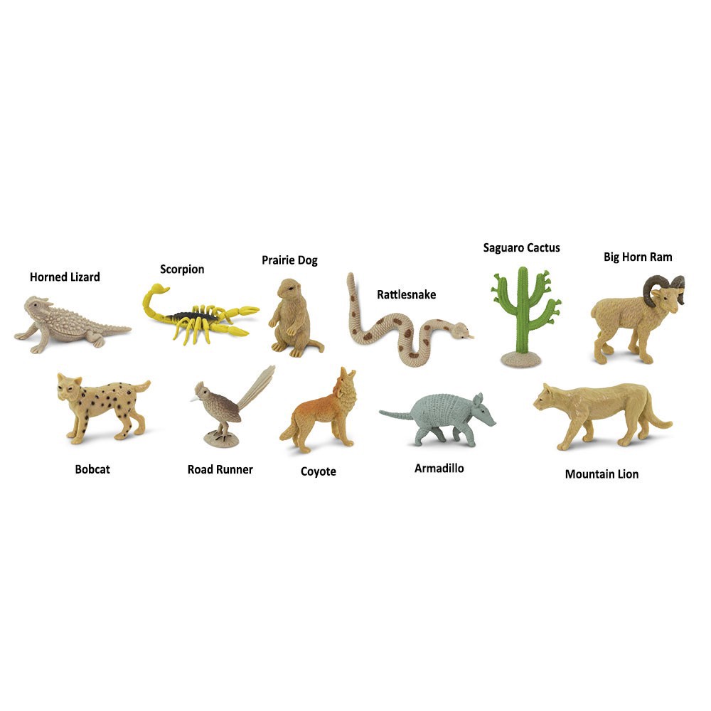 slide 4 of 4, Safari Ltd. Safari Ltd Toobs Desert, 11 figures