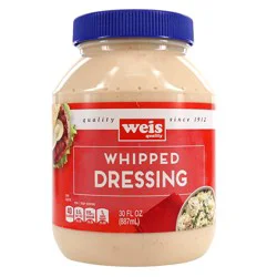 Weis Quality Smooth & Creamy Whipped Dressing - 30 fl oz