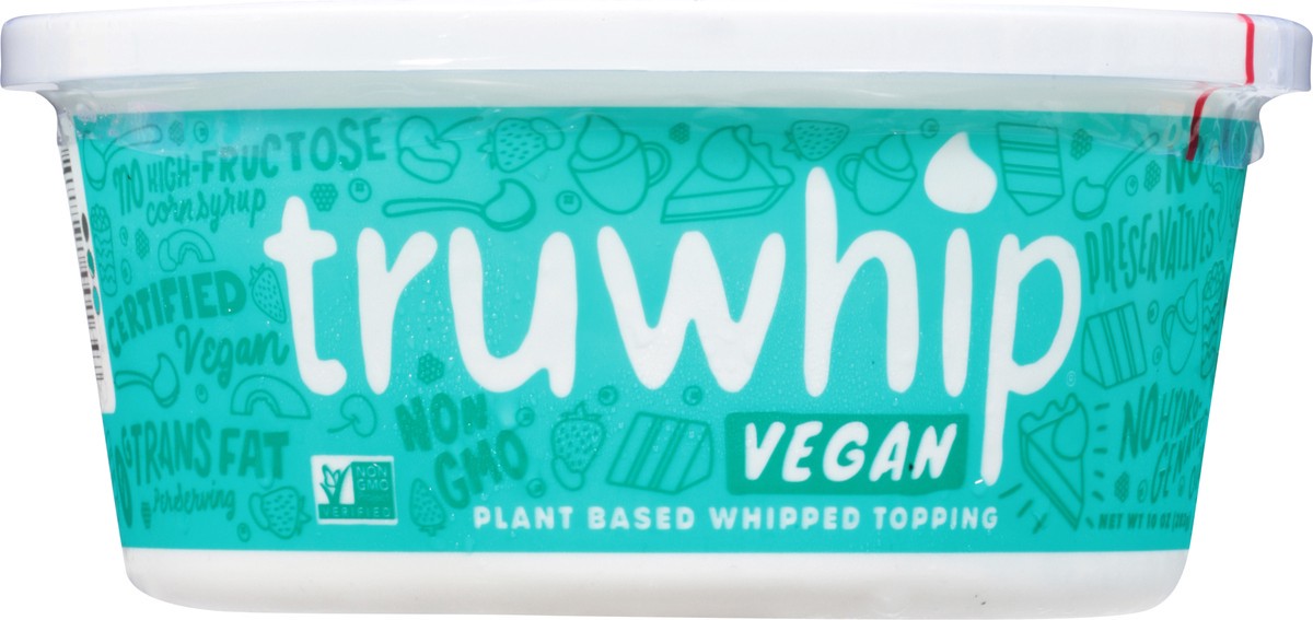 slide 8 of 9, truwhip Vegan Plant Based Whipped Topping 10 oz, 10 oz