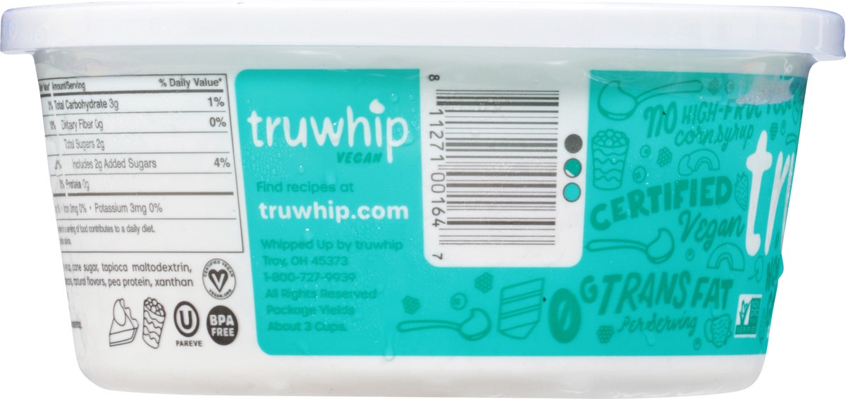 slide 7 of 9, truwhip Vegan Plant Based Whipped Topping 10 oz, 10 oz