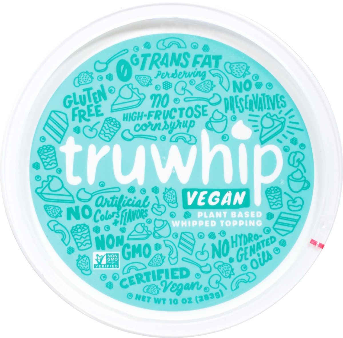 slide 5 of 9, truwhip Vegan Plant Based Whipped Topping 10 oz, 10 oz