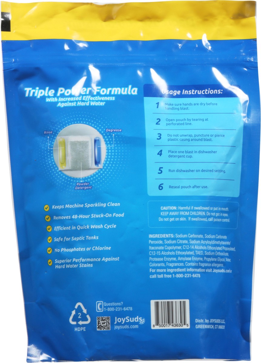slide 9 of 10, Joy Blast Lemon Fragrance Dishwasher 20 ea, 20 ct