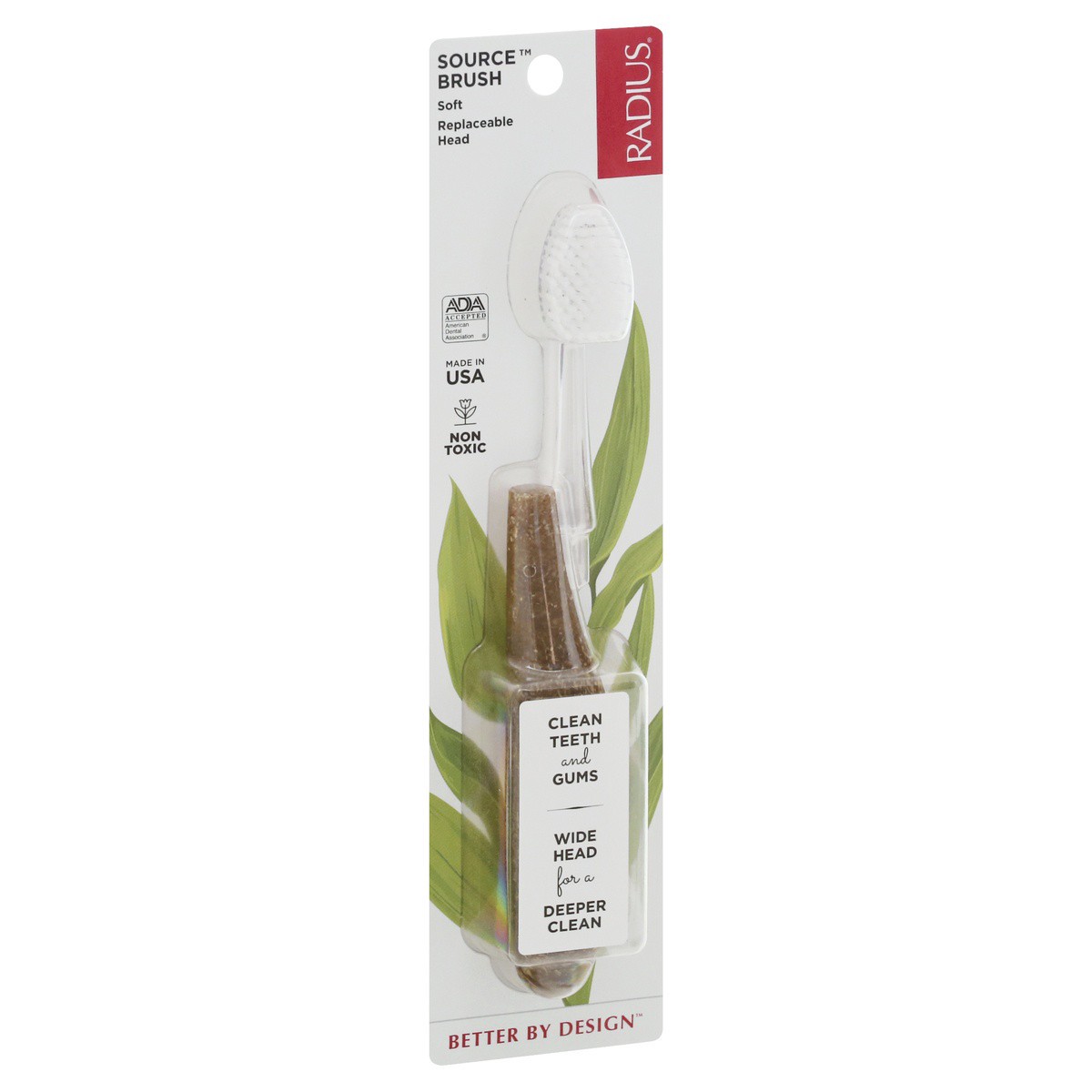 slide 2 of 8, Radius Toothbrush, Medium, 1 ct