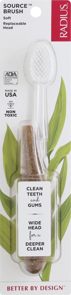 slide 7 of 8, Radius Toothbrush, Medium, 1 ct