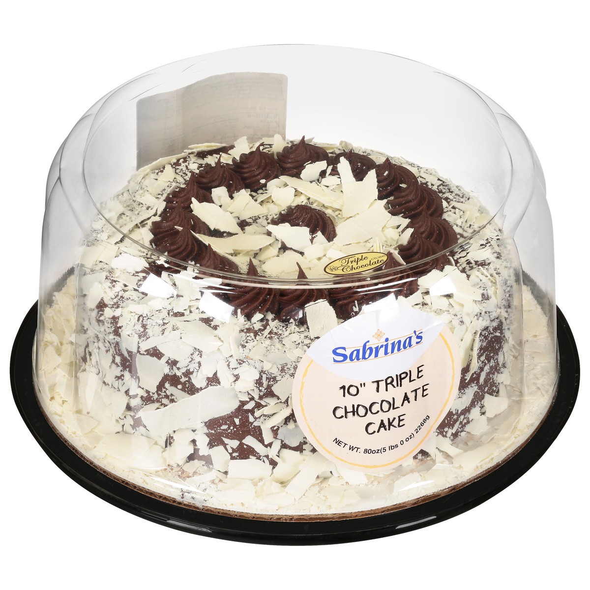 slide 3 of 9, Sabrina's 10 Inch Triple Chocolate Cake 80 oz, 80 oz