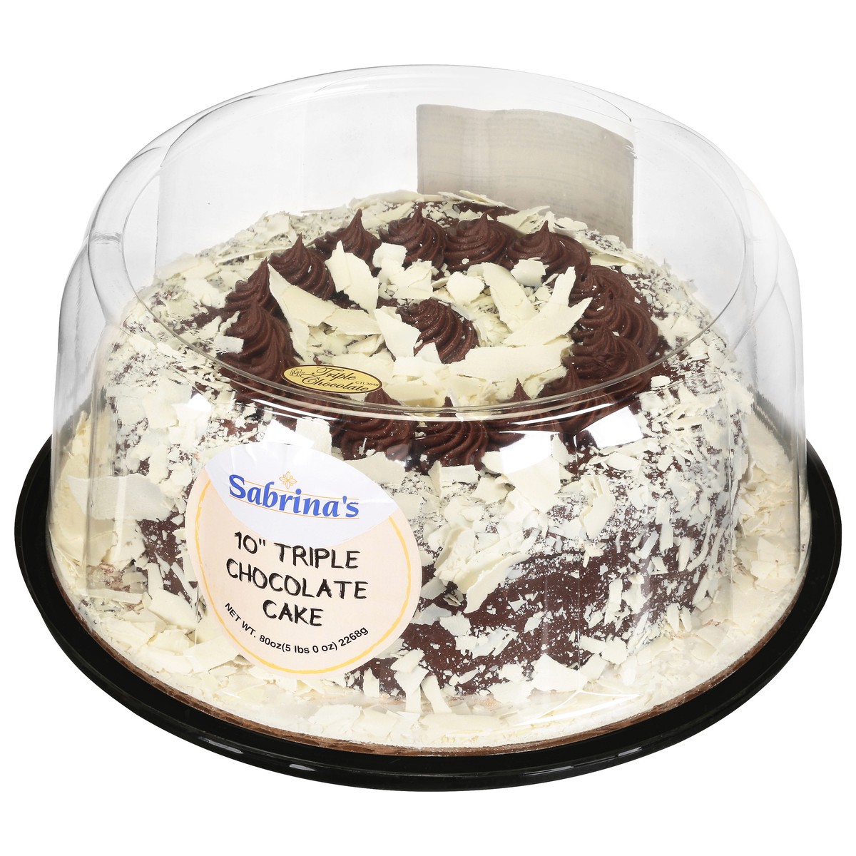 slide 8 of 9, Sabrina's 10 Inch Triple Chocolate Cake 80 oz, 80 oz