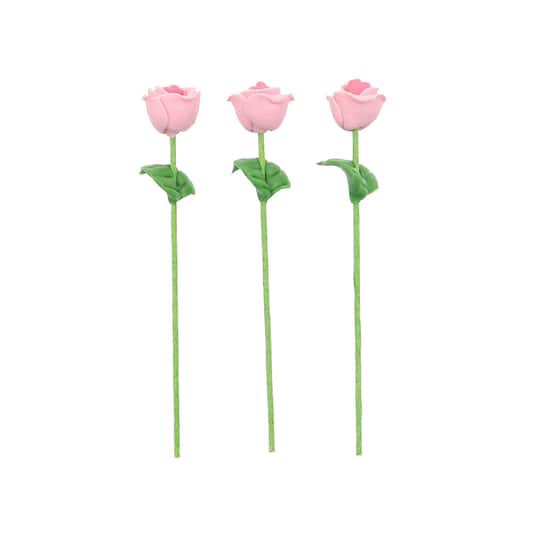 slide 1 of 4, Mini Pink Roses, 3ct. By Make Market, 3 ct