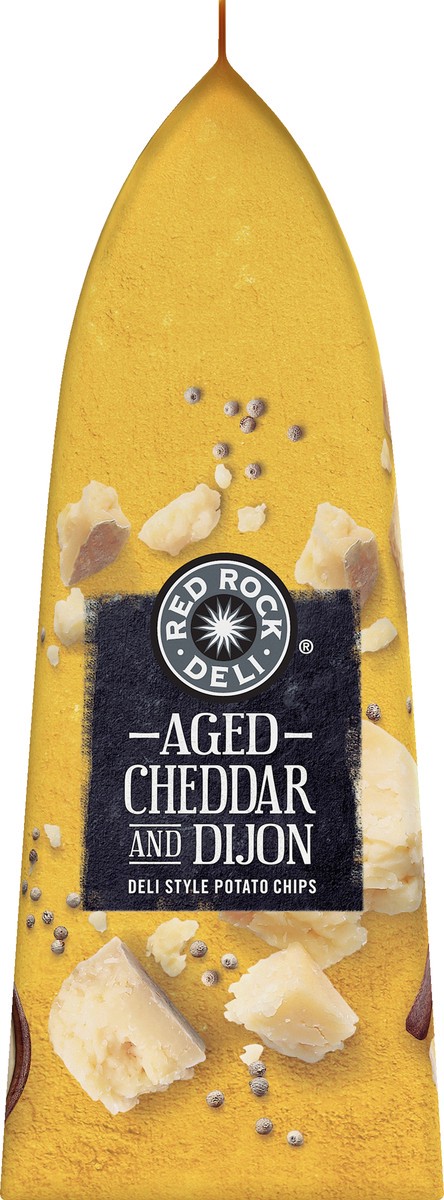 slide 5 of 7, Red Rock Deli Aged Cheddar & Dijon Potato Chips, 6.87 oz