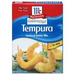 McCormick Golden Dipt Tempura Seafood Batter Mix 8 oz