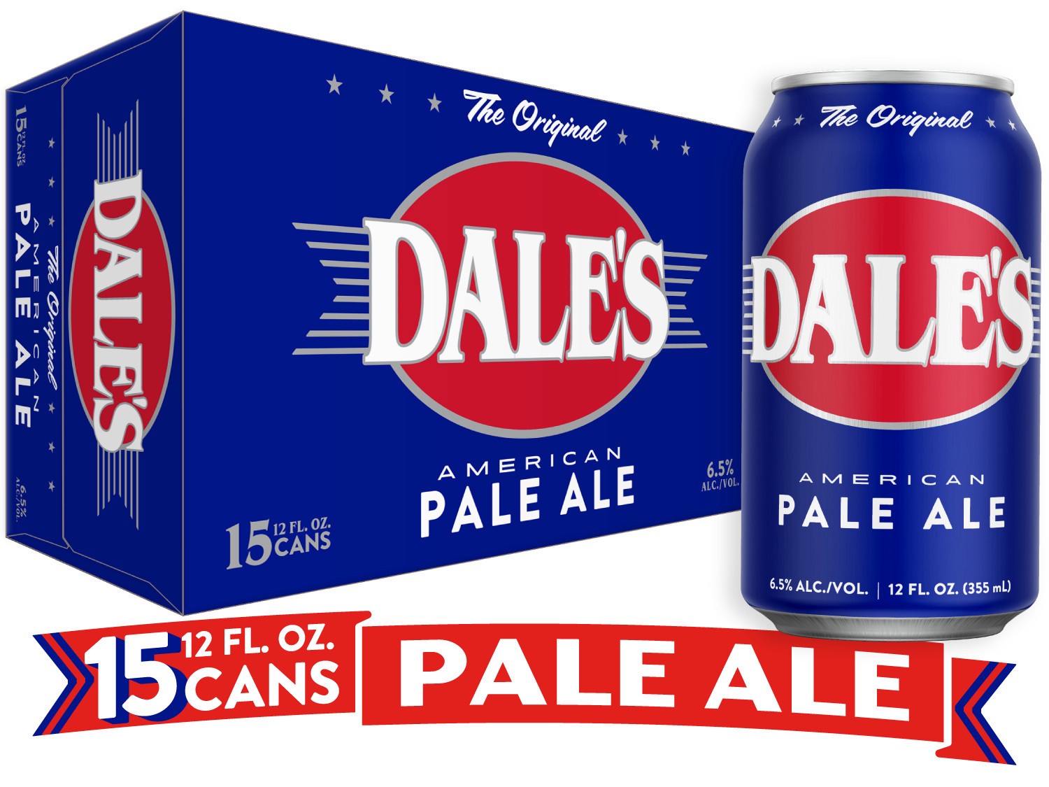 slide 10 of 10, Dale's Oskar Blues Dales Pale Ale 1/15/12oz, 15 ct