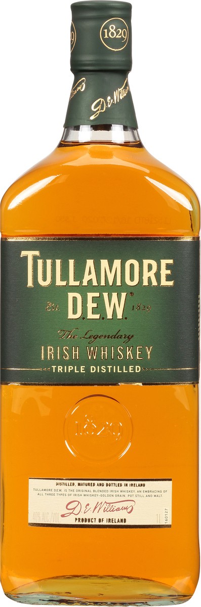 slide 8 of 9, Tullamore DEW Irish Whiskey, Triple Distilled, The Legendary, 1 liter