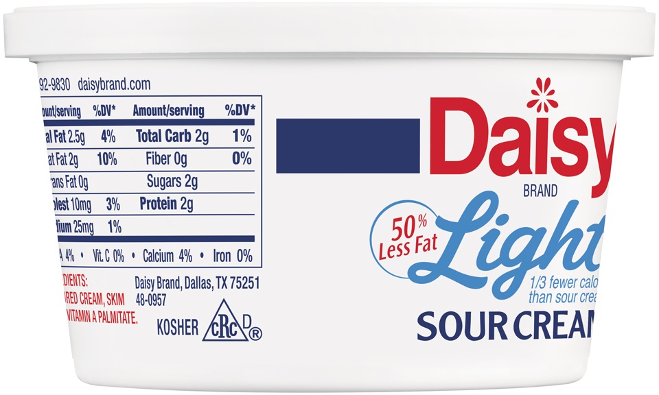 slide 2 of 8, Daisy Light Sour Cream, 8 oz