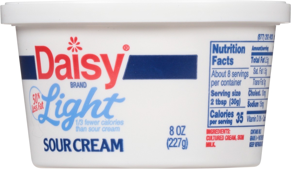slide 5 of 9, Daisy Light Sour Cream, 8 oz