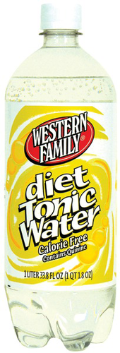 slide 1 of 1, Western Family Diet Tonic Water - 1 liter, 1 liter