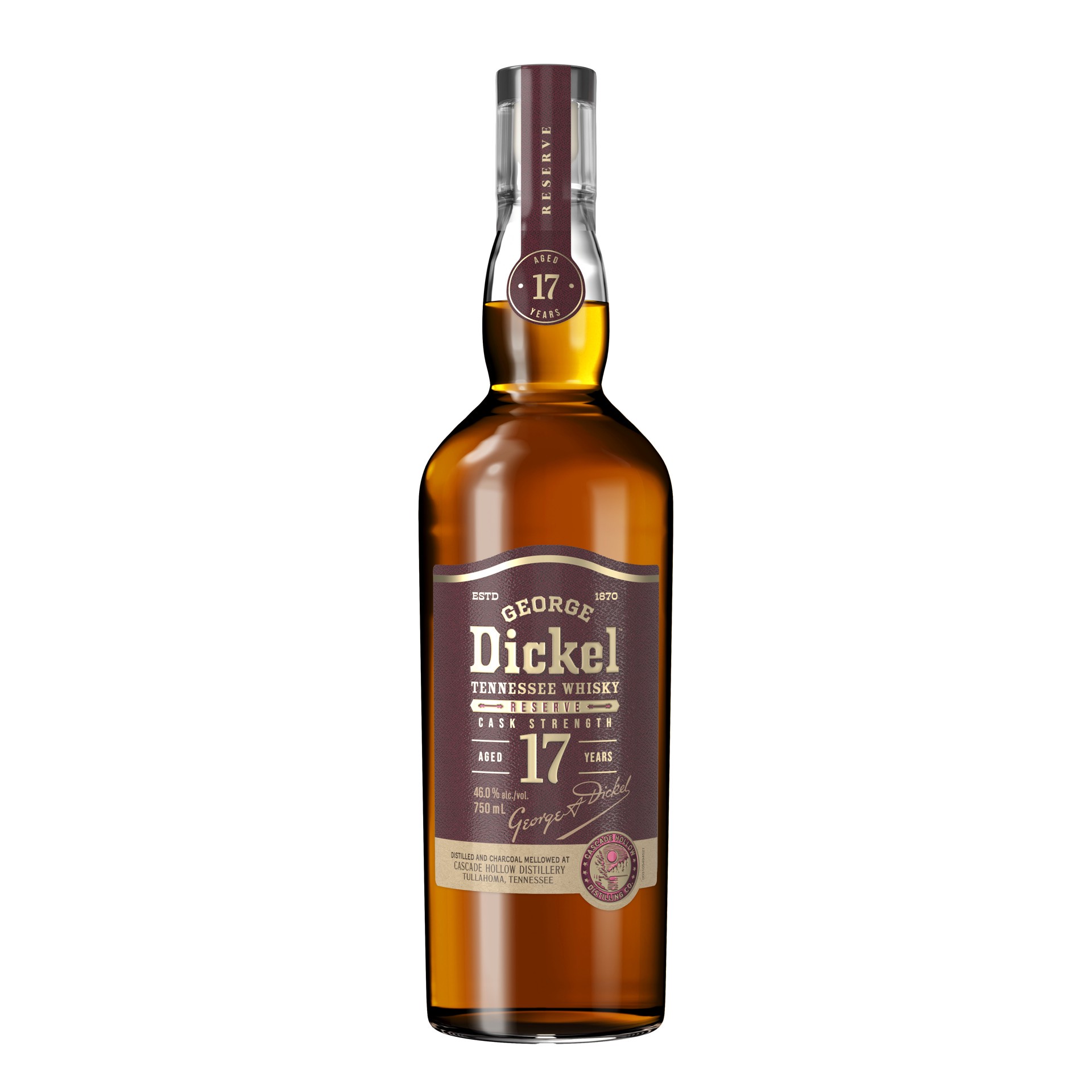 slide 1 of 4, George Dickel 17 Year Old Reserve Tennessee Whisky, 750 mL, 750 ml