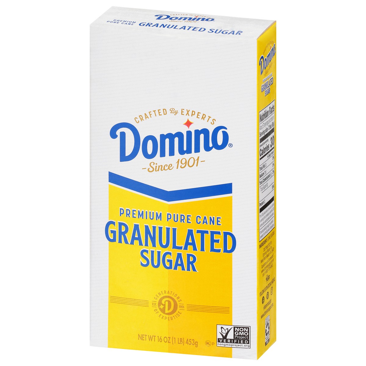 slide 9 of 10, Domino Pure Cane Granulated Sugar, 16 oz