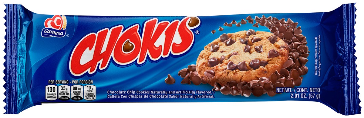 slide 1 of 1, Gamesa Cookies , Chokis, 2.01 oz