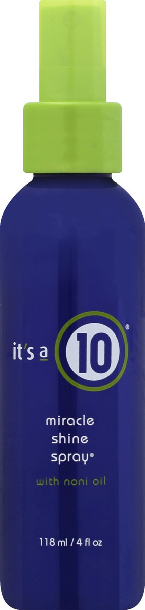 slide 2 of 3, It's a 10 Miracle Shine Spray, 4 fl oz