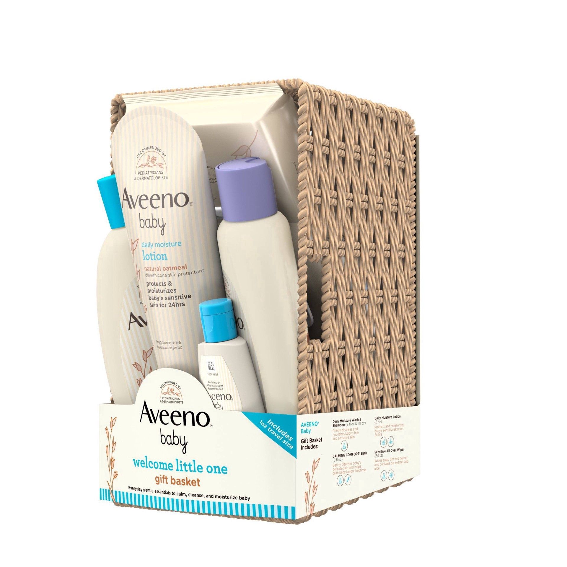 slide 24 of 24, Aveeno Baby Welcome Baby Gift Set for Parents-To-Be, 5 items, 1 ct