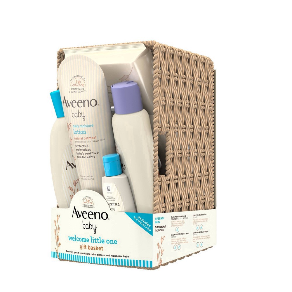 slide 9 of 24, Aveeno Baby Welcome Baby Gift Set for Parents-To-Be, 5 items, 1 ct