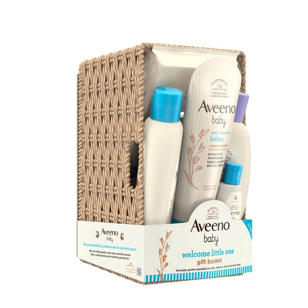 slide 8 of 24, Aveeno Baby Welcome Baby Gift Set for Parents-To-Be, 5 items, 1 ct