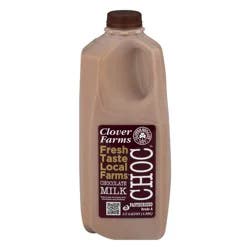 Clover Farms Chocolate Milk Half Gallon