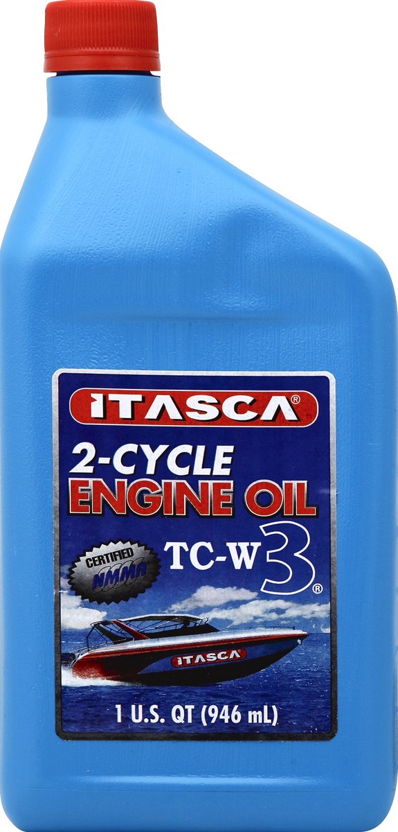 slide 4 of 4, Itasca Engine Oil, 2-Cycle, TC-W3, 1 qt