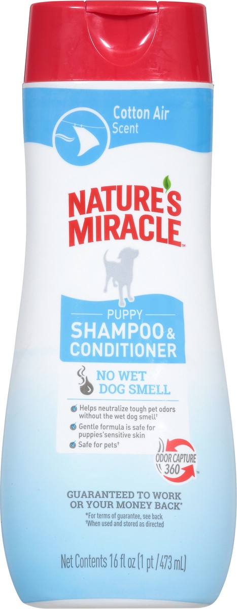slide 5 of 9, Nature's Miracle Puppy Cotton Air Shampoo & Conditioner 16 fl oz, 16 fl oz