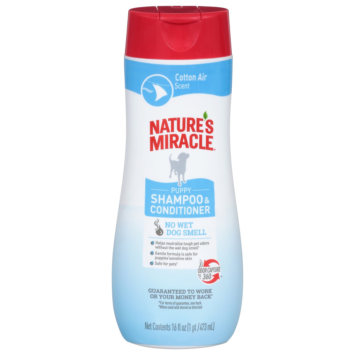 slide 1 of 9, Nature's Miracle Puppy Cotton Air Shampoo & Conditioner 16 fl oz, 16 fl oz