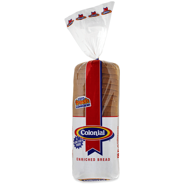 slide 1 of 1, Colonial Old Fashion White Bread, 20 oz