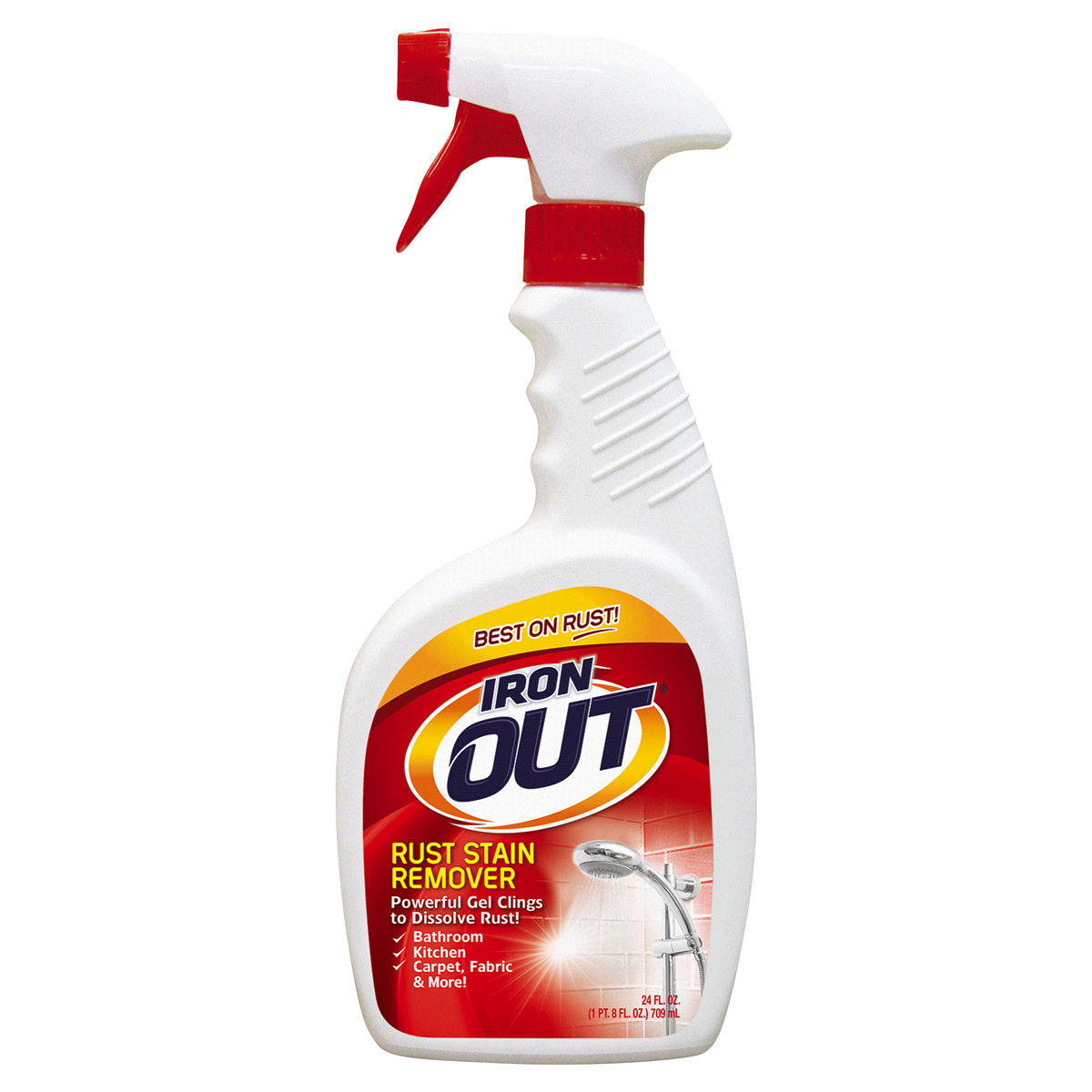 slide 1 of 1, Iron OUT IronOUT Spray Rust Stain Remover, 24 fl oz