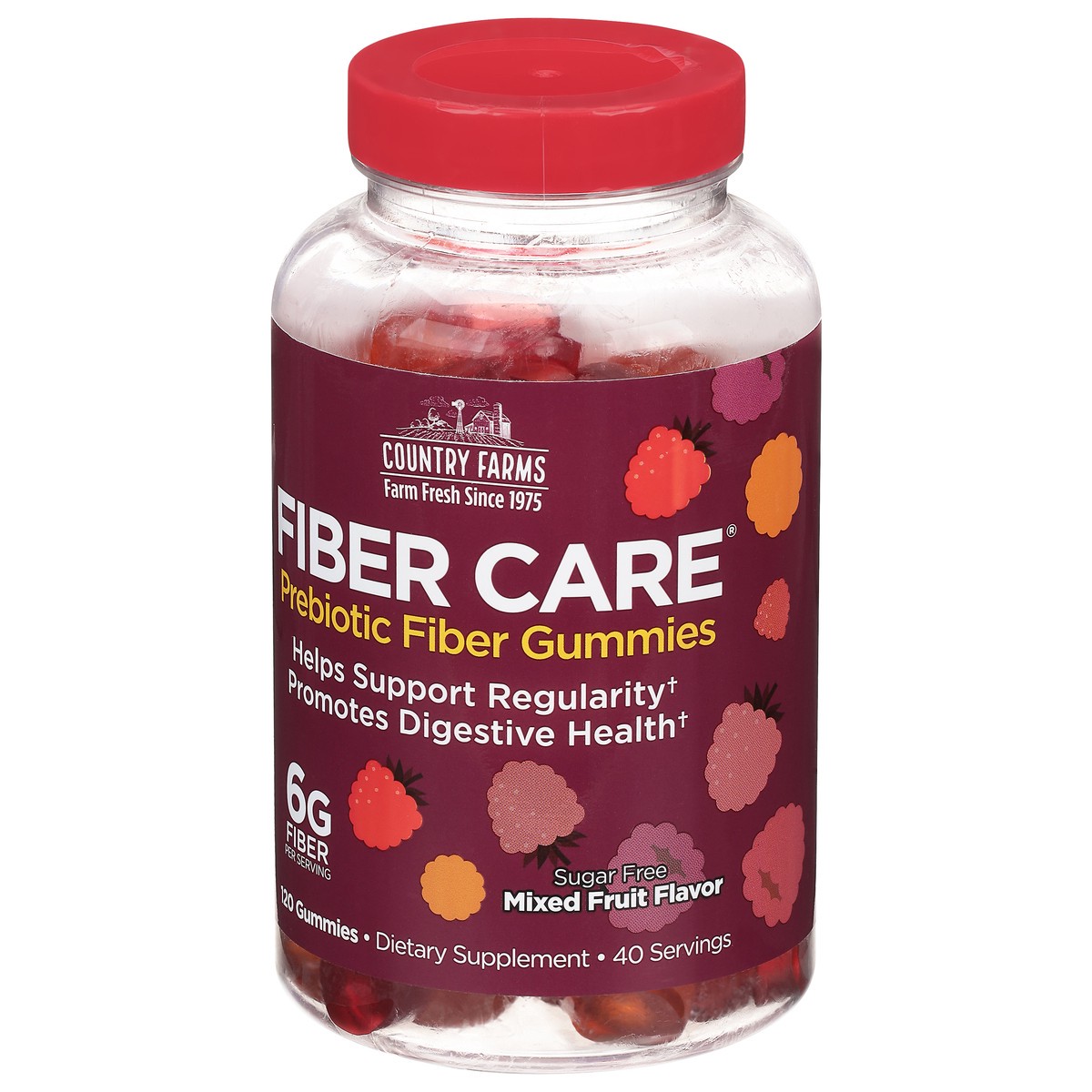 slide 5 of 9, Country Farms Fiber Care Gummies, 120 ct