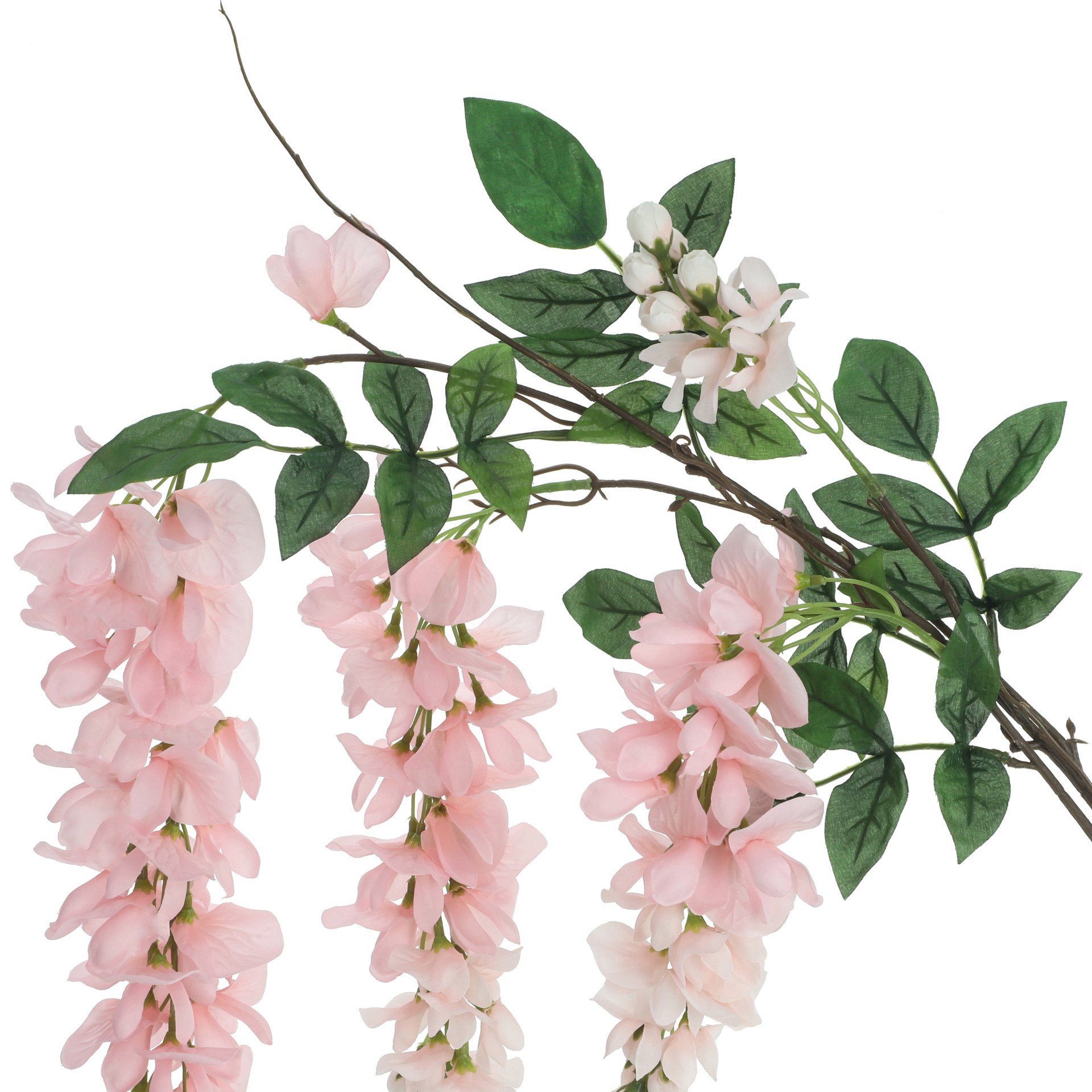 slide 3 of 3, 30" Pink Hanging Wisteria Stem By Ashland, 30 in
