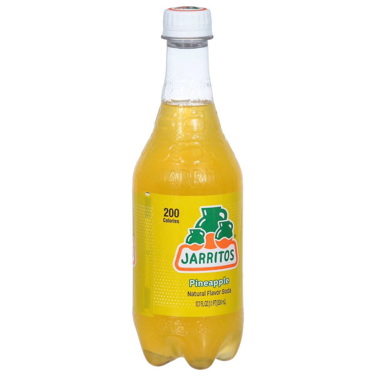 slide 2 of 9, Jarritos Soda, Natural Flavor, Pineapple - 17.7 fl oz, 17.7 fl oz