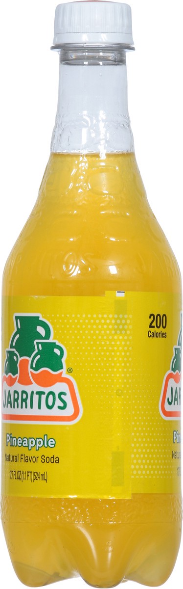 slide 8 of 9, Jarritos Soda, Natural Flavor, Pineapple - 17.7 fl oz, 17.7 fl oz