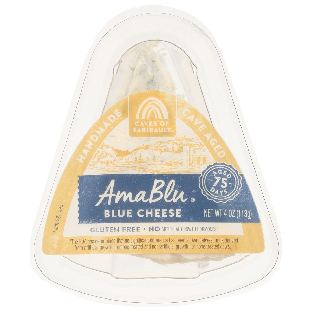 slide 1 of 12, Caves of Faribault AmaBlu Blue Cheese 4 oz, 4 oz