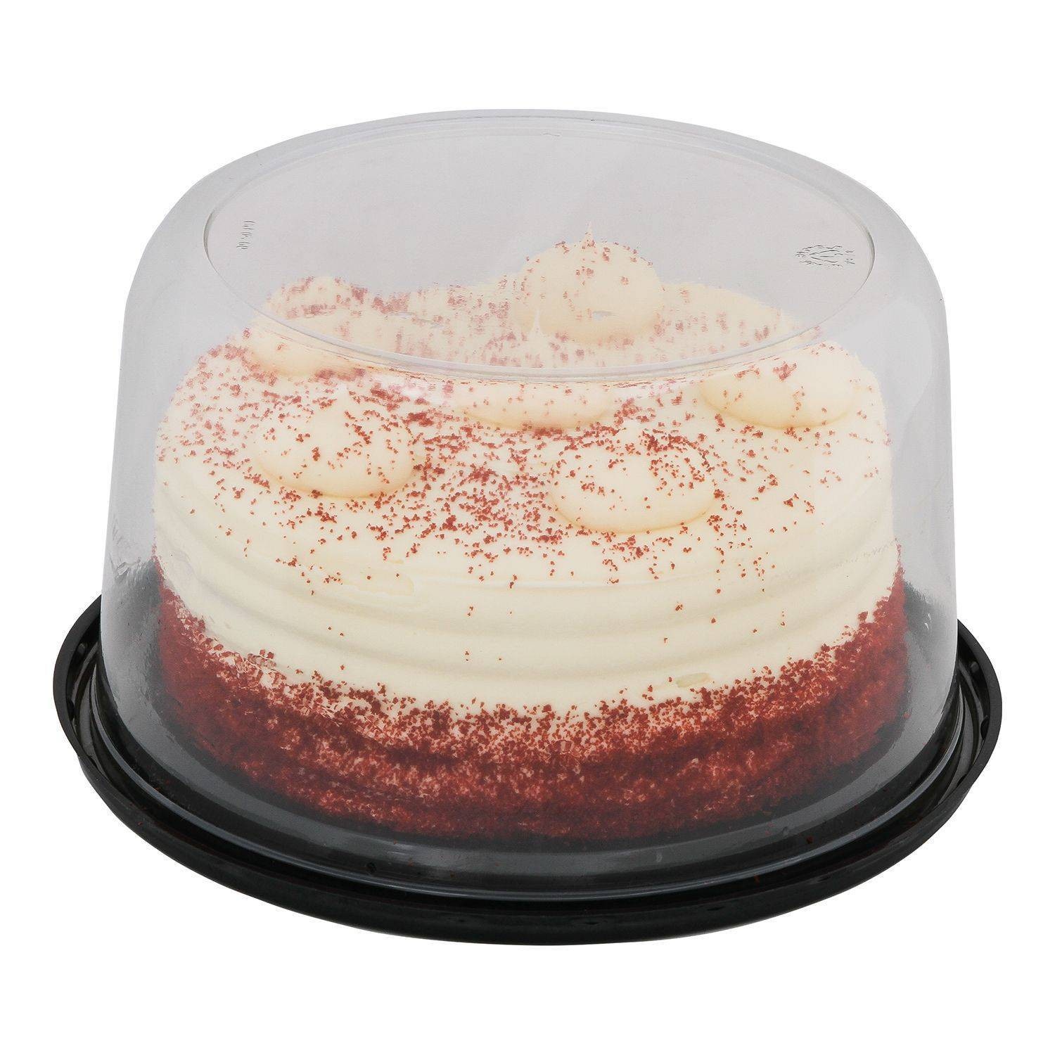 slide 1 of 1, Rich Double Layered Red Velvet Cake, 33 oz