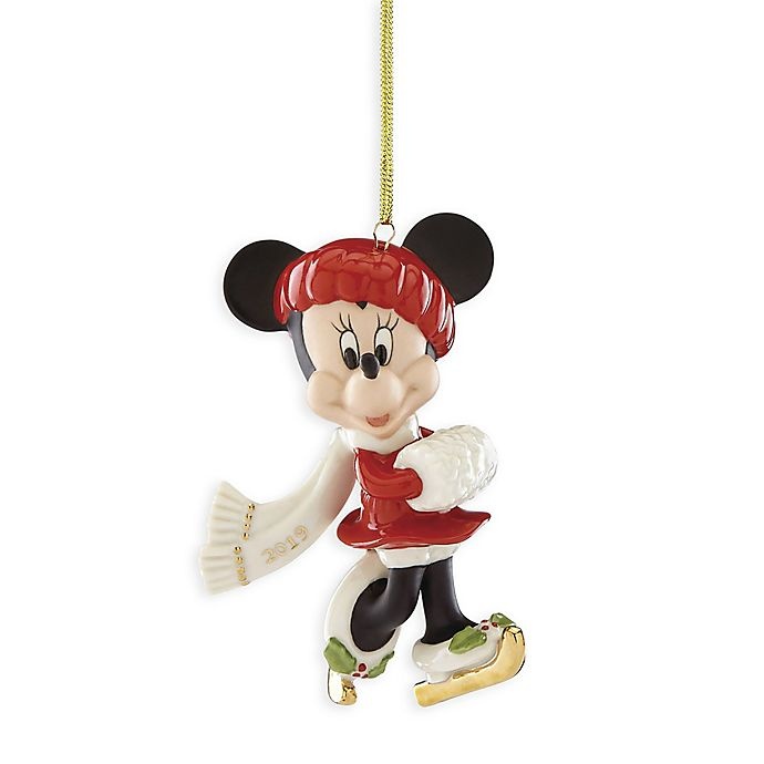 slide 1 of 1, Lenox 2019 Skate Away Minnie Ornament, 1 ct