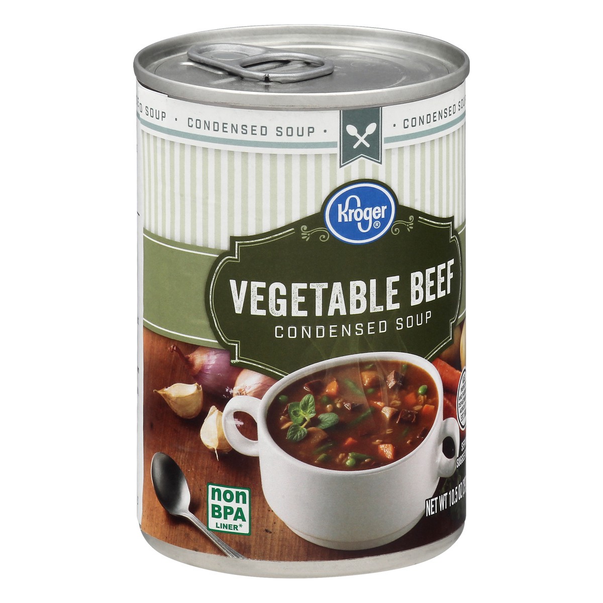 slide 7 of 11, Kroger Vegetable Beef Condensed Soup, 10.5 oz