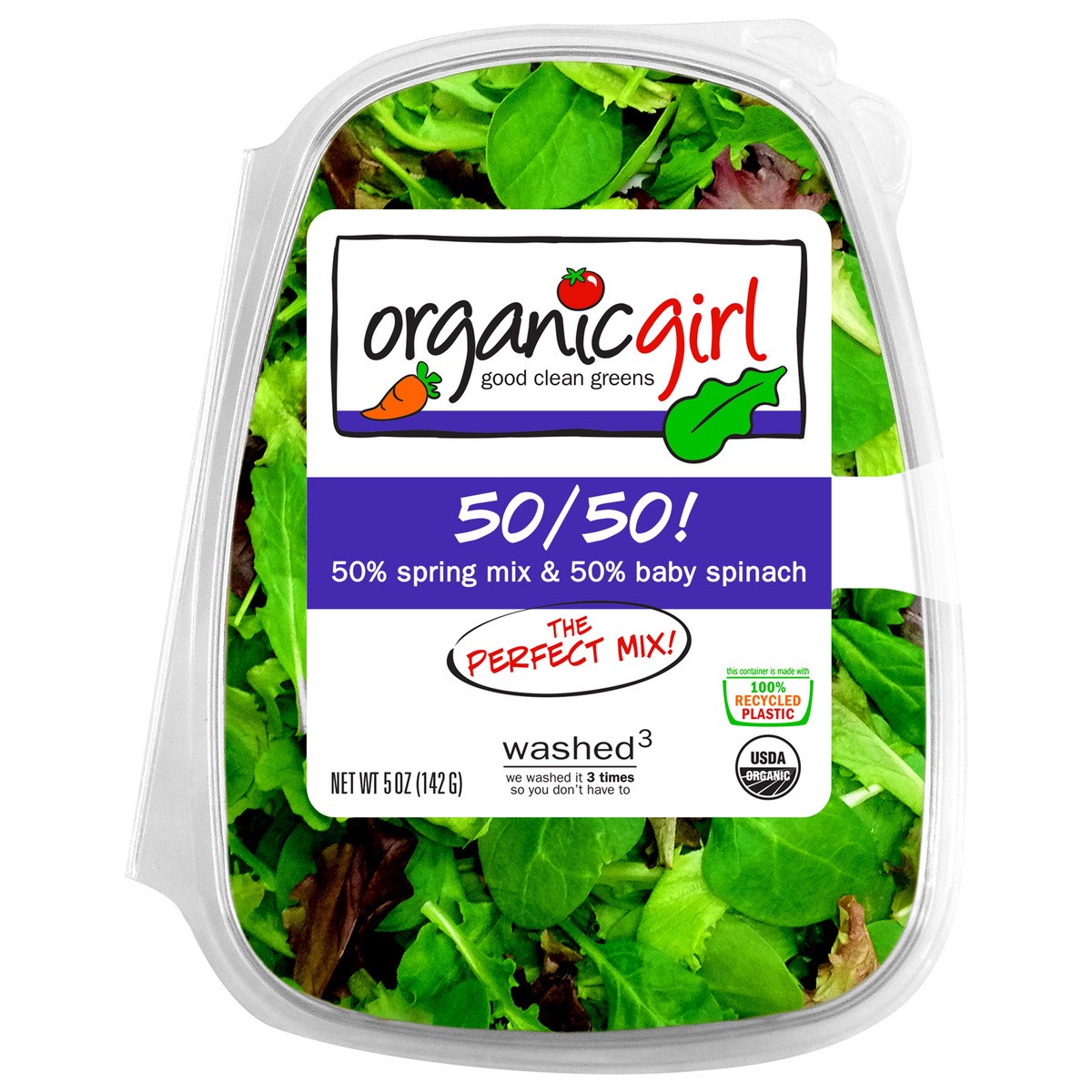 slide 1 of 3, organicgirl 50 / 50 Blend, 5 oz
