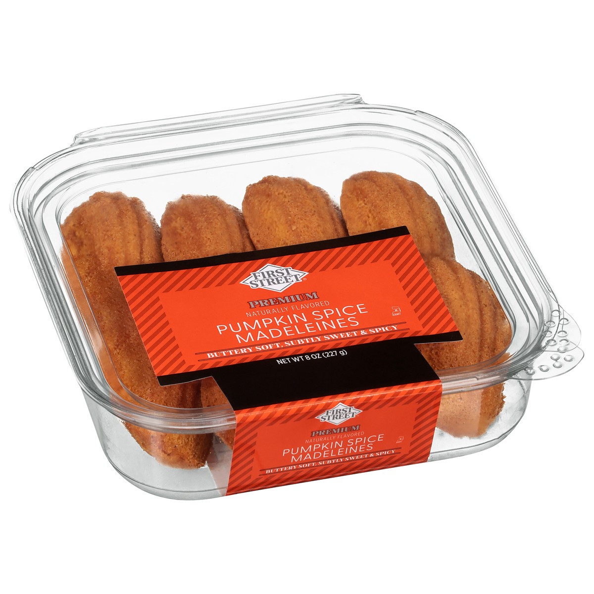 slide 2 of 4, First Street Pumpkin Spice Madelieines, 8 oz