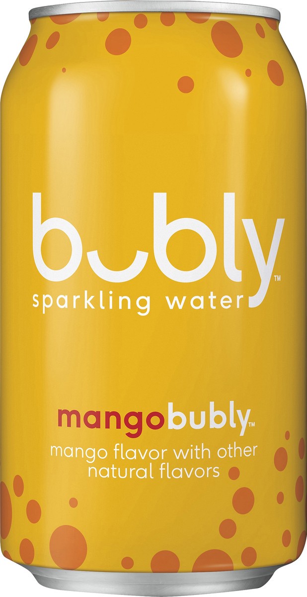 slide 7 of 7, bubly Mango Sparkling Water 12 oz, 12 oz