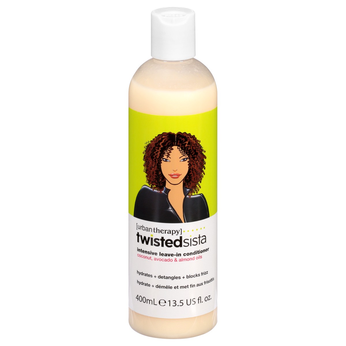 slide 7 of 12, Twisted Sista Urban Therapy Intensive Coconut Avocado & Almond Oils Leave-In Conditioner 400 ml, 400 ml