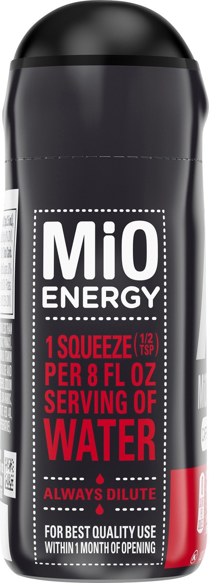 slide 4 of 9, mio Energy Black Cherry Flavored with other natural flavor Liquid Water Enhancer, 1.62 fl oz Bottle, 1.62 fl oz