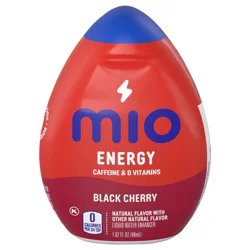 mio Energy Black Cherry Flavored with other natural flavor Liquid Water Enhancer, 1.62 fl oz Bottle