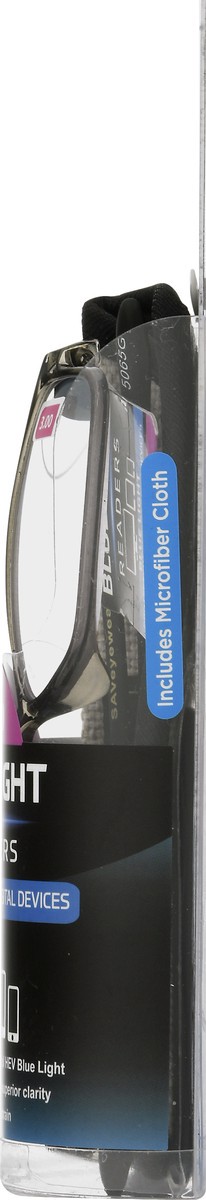 slide 8 of 9, Sav +3.00 Blue Light Readers 1 ea, 1 ct