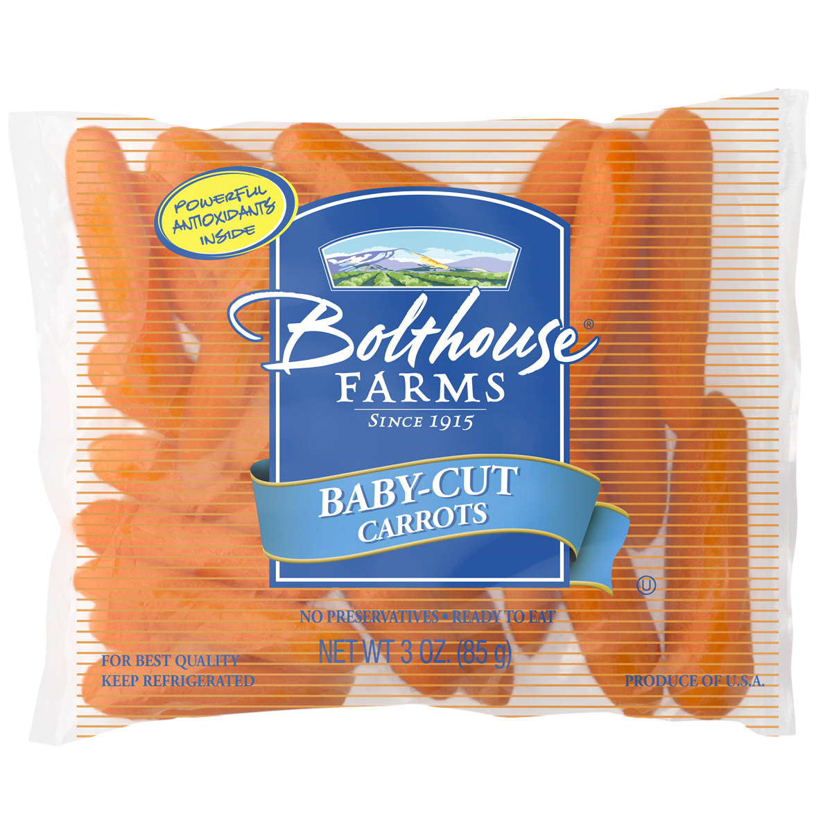 slide 1 of 1, Bolthouse Farms Bolthouse Baby Carrots Snack Pack, 9 oz