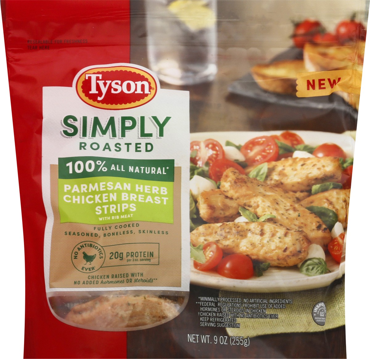 slide 6 of 10, Tyson Chicken - Prepared/Processed, 9 oz