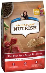 Rachael Ray Nutrish Real Beef, Pea & Brown Rice Recipe Whole Health Blend Dry Dog Food, 40 lb. Bag (Rachael Ray)