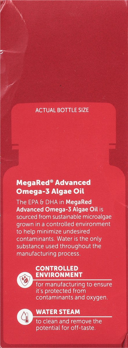 slide 7 of 9, MegaRed Advanced Omega-3 Algae Oil 50 ea, 50 ct